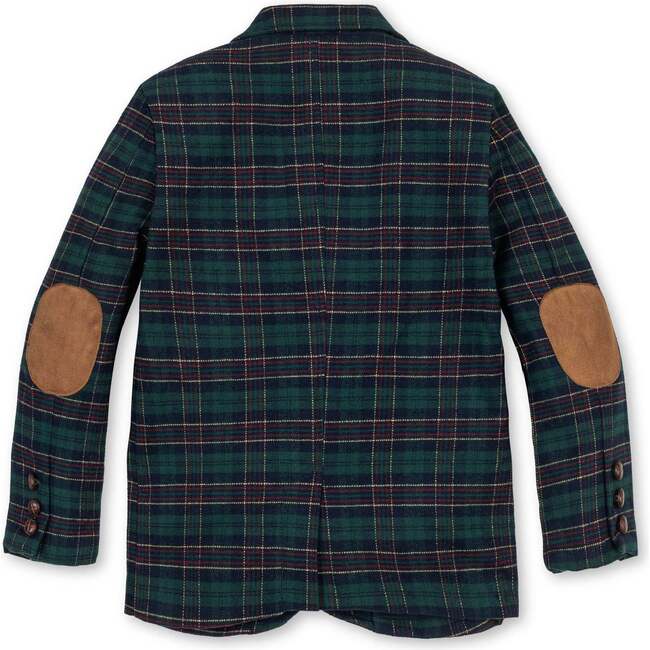 Baby Organic Brushed Cotton Suit Jacket, Scottish Suit Plaid - Blazers & Sport Coats - 3