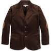 Organic Corduroy Blazer, Chocolate - Blazers & Sport Coats - 1 - thumbnail