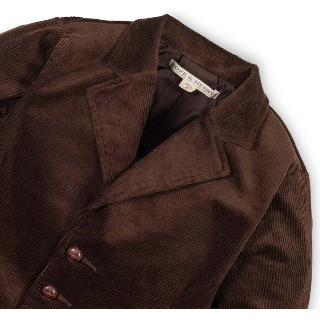 Organic Corduroy Blazer, Chocolate - Blazers & Sport Coats - 2