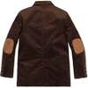Organic Corduroy Blazer, Chocolate - Blazers & Sport Coats - 3
