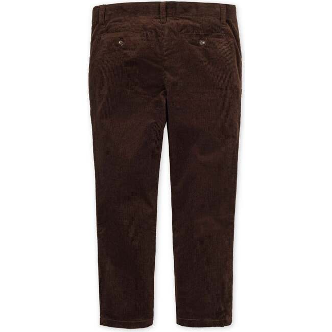 Organic Stretch Corduroy Pant, Chocolate - Pants - 3