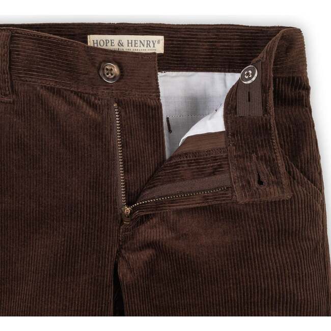 Baby Organic Stretch Corduroy Pant, Chocolate - Pants - 2