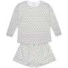 Anna Women's Longsleeve Short Set, Mod Holiday Pink - Pajamas - 1 - thumbnail