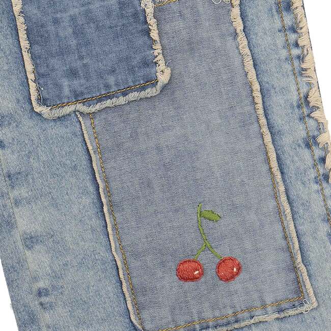 Patchwork Heart Pants, Denim - Pants - 2