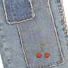 Patchwork Heart Pants, Denim - Pants - 2