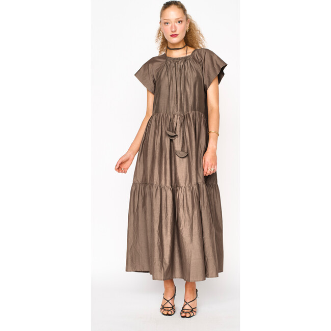 Vienna Maxi Dress, Walnut