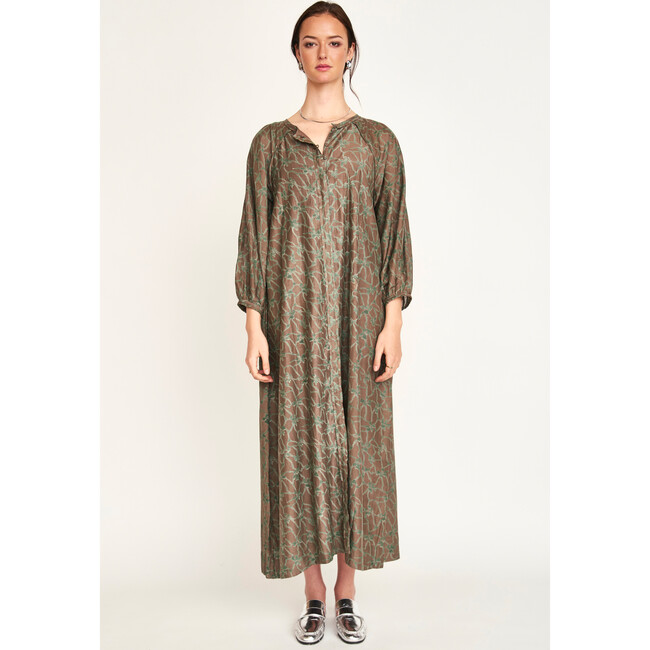 Somerset Dress, Molten Kudzu