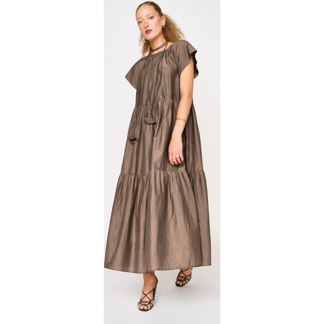 Vienna Maxi Dress, Walnut - Dresses - 2