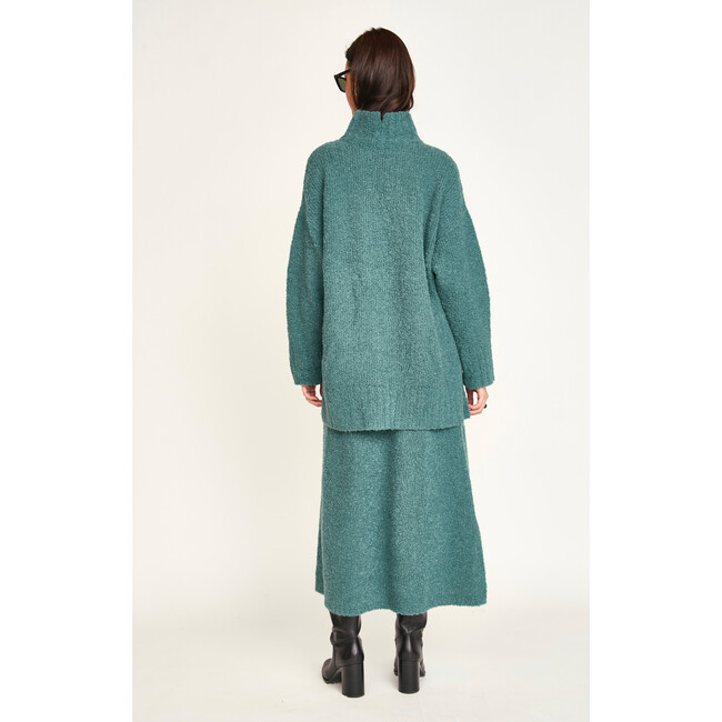 Salida Boucle Turtleneck, Spruce - Sweaters - 4