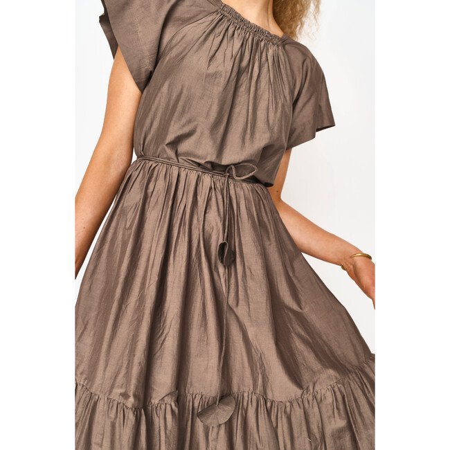 Vienna Maxi Dress, Walnut - Dresses - 7