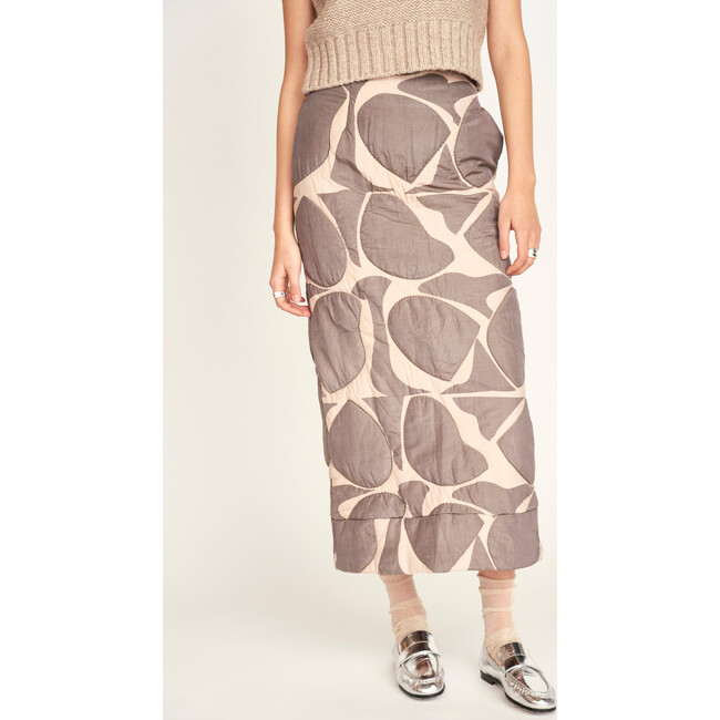 Lombok Skirt, Charcoal Jurassic - Skirts - 4
