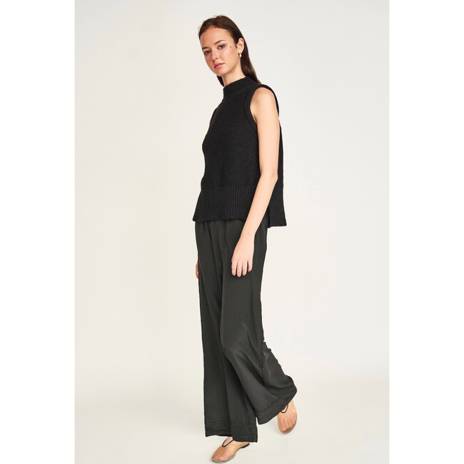 Baden Silk Pant, Black - Pants - 2