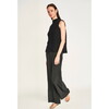 Baden Silk Pant, Black - Pants - 2