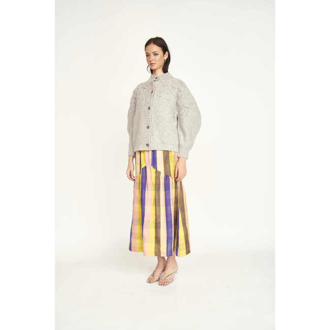 Cusco Shell Cardigan, Dove Grey