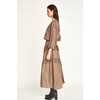 Andaman Ruched Blouse, Walnut - Blouses - 3