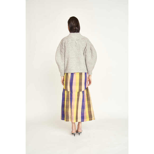 Cusco Shell Cardigan, Dove Grey - Sweaters - 3