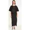 Lokaro Pointelle Top, Black - Sweaters - 6
