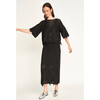 Lokaro Pointelle Top, Black - Sweaters - 7