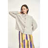 Cusco Shell Cardigan, Dove Grey - Sweaters - 6