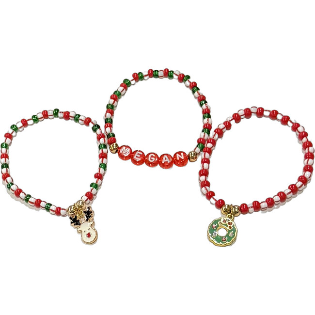 Holiday Bracelets Set, Christmas