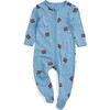 Snowy Car Two Way Zip-Up Sleepsuit Christmas Car Print - Footie Pajamas - 3