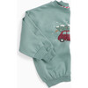 Snowy Car Sweatshirt Frosted Mint - Sweatshirts - 2