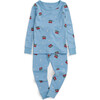 Snowy Car Pajamas Christmas Car Print - Pajamas - 1 - thumbnail