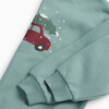 Snowy Car Sweatshirt Frosted Mint - Sweatshirts - 3