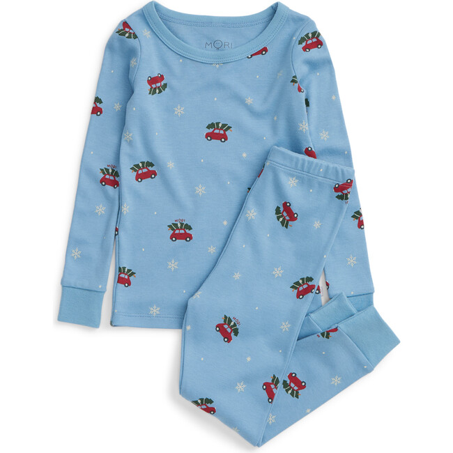 Snowy Car Pajamas Christmas Car Print - Pajamas - 5