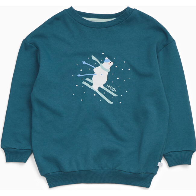 Ski Oversized Sweatshirt Teal