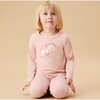 Ski Dog Ribbed Pajamas Pink - Pajamas - 2