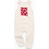 Hearts Dungarees  Cream & Red - Overalls - 1 - thumbnail