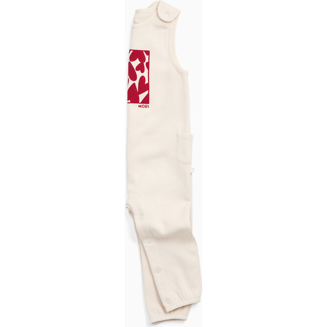 Hearts Dungarees  Cream & Red - Overalls - 3