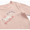 Ski Dog Ribbed Pajamas Pink - Pajamas - 4