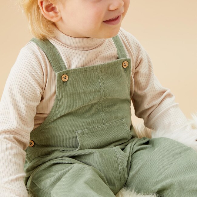 Corduroy Overalls Lilypad Green - Overalls - 2