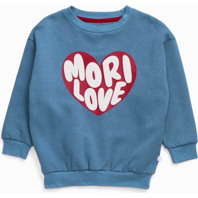 Love Oversized Sweatshirt Moonlight Blue