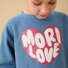 Love Oversized Sweatshirt Moonlight Blue - Sweatshirts - 2 - thumbnail