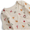 Christmas Long Sleeve Bodysuit White Christmas - Onesies - 3
