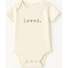 Loved. Clay Organic Cotton Baby Bodysuit Short Sleeve - Onesies - 1 - thumbnail
