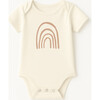 Rainbow Clay Organic Cotton Short Sleeve Baby Bodysuit - Onesies - 1 - thumbnail