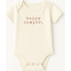 Happy Camper Clay Organic Cotton Baby Bodysuit Short Sleeve - Onesies - 1 - thumbnail