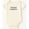 Happy Camper Organic Cotton Baby Bodysuit Short Sleeve - Onesies - 1 - thumbnail