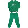 Golf Sweatsuit, Green - Loungewear - 1 - thumbnail