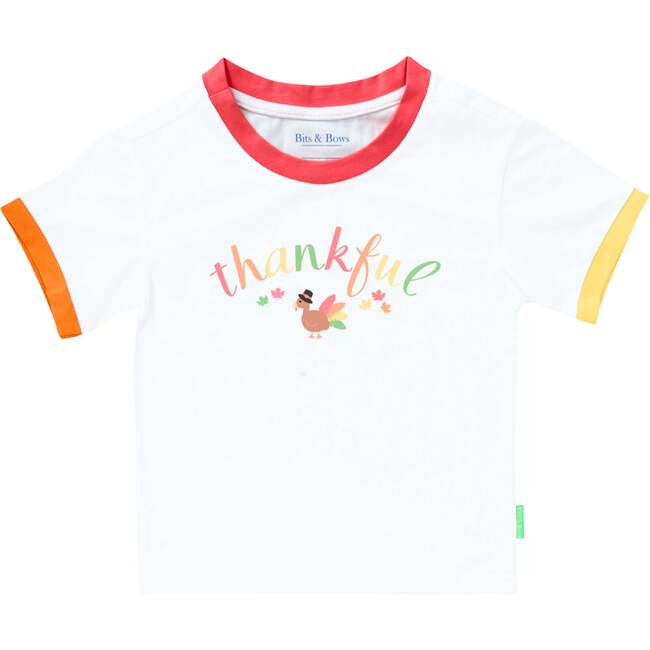 Thanksgiving Thankful T-Shirt, White