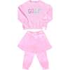 Golf Skirted Sweatsuit, Pink - Loungewear - 1 - thumbnail