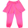 Skirted Bow Joggers, Hot Pink - Sweatpants - 1 - thumbnail