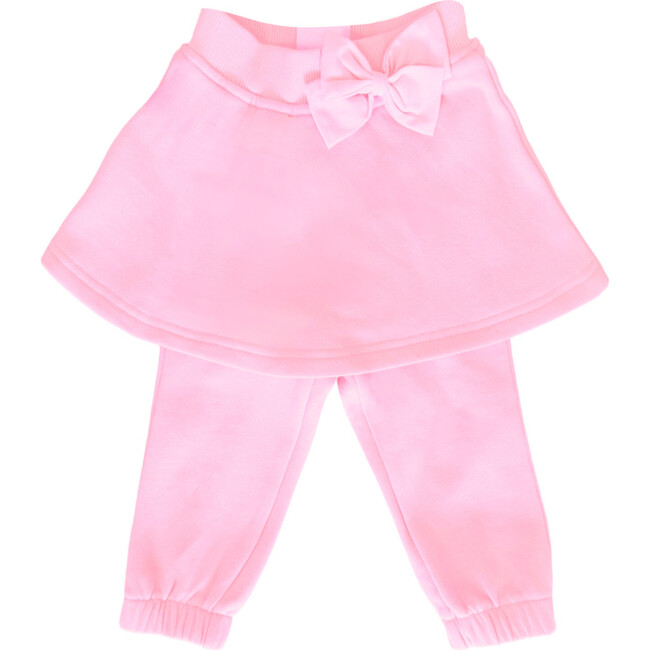 Skirted Bow Jogger, Pink