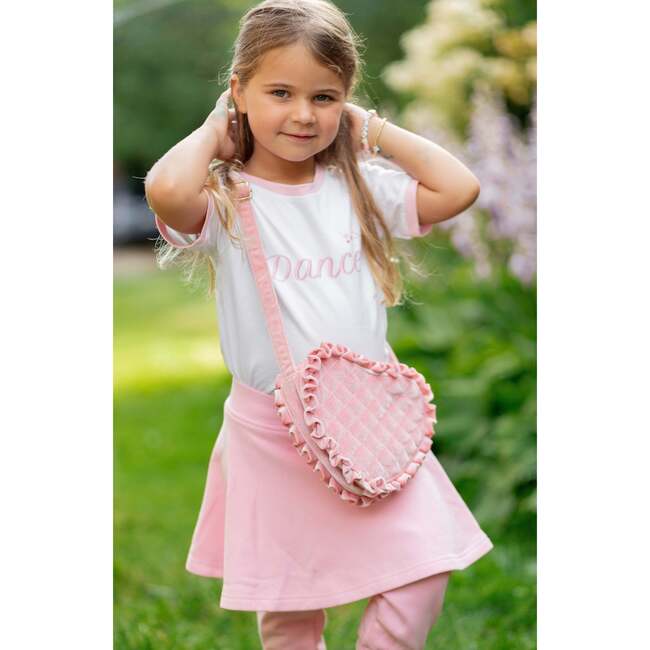 Skirted Bow Jogger, Pink - Sweatpants - 2