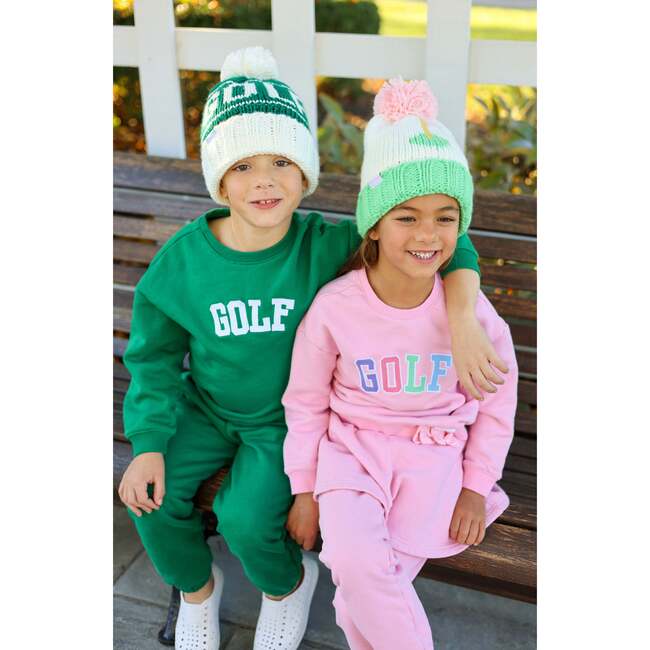 Golf Sweatsuit, Green - Loungewear - 4