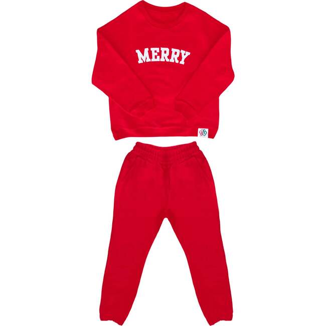 Merry Sweatsuit, Red
